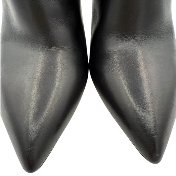Valentino Garavani Rockstud Ankle Boots Black Leather Stud High Heel EU 40 US 10 - Picture 7 of 15